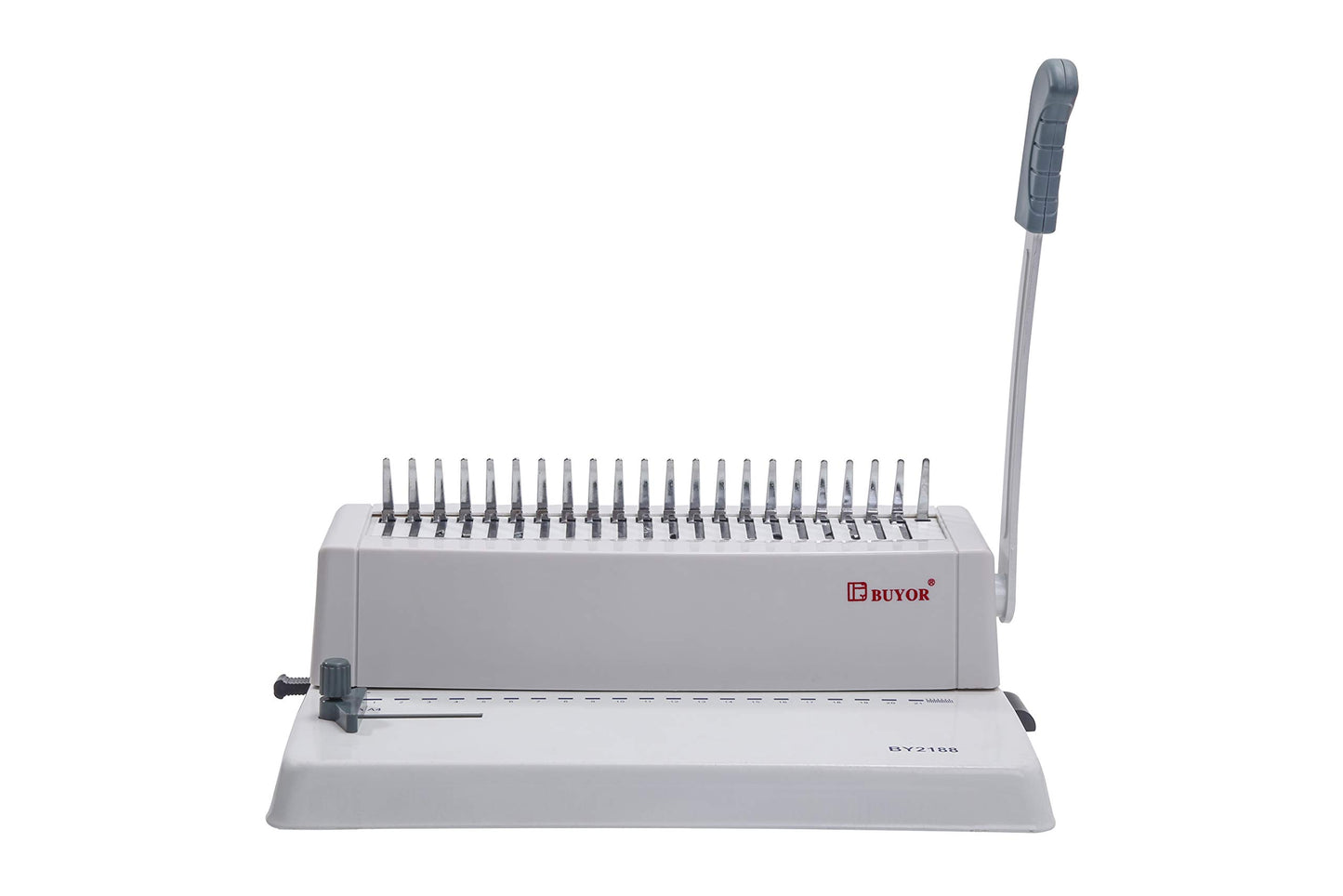 Manual 21-Hole Metal Comb Binding Machine, Punches 250 Sheets