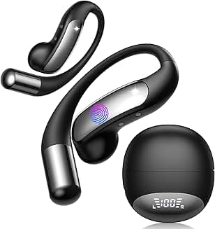 Wireless Open Ear Earbuds with 84Hrs Playtime and Waterproof