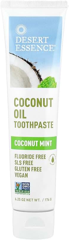 Tea Tree Oil Toothpaste with Coconut Mint Flavor