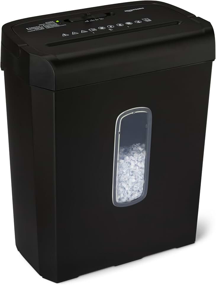 Heavy Duty Cross-Cut Paper and Credit Card Shredder