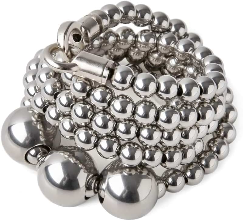 Full Stainless Steel Buddha Bead Bracelet