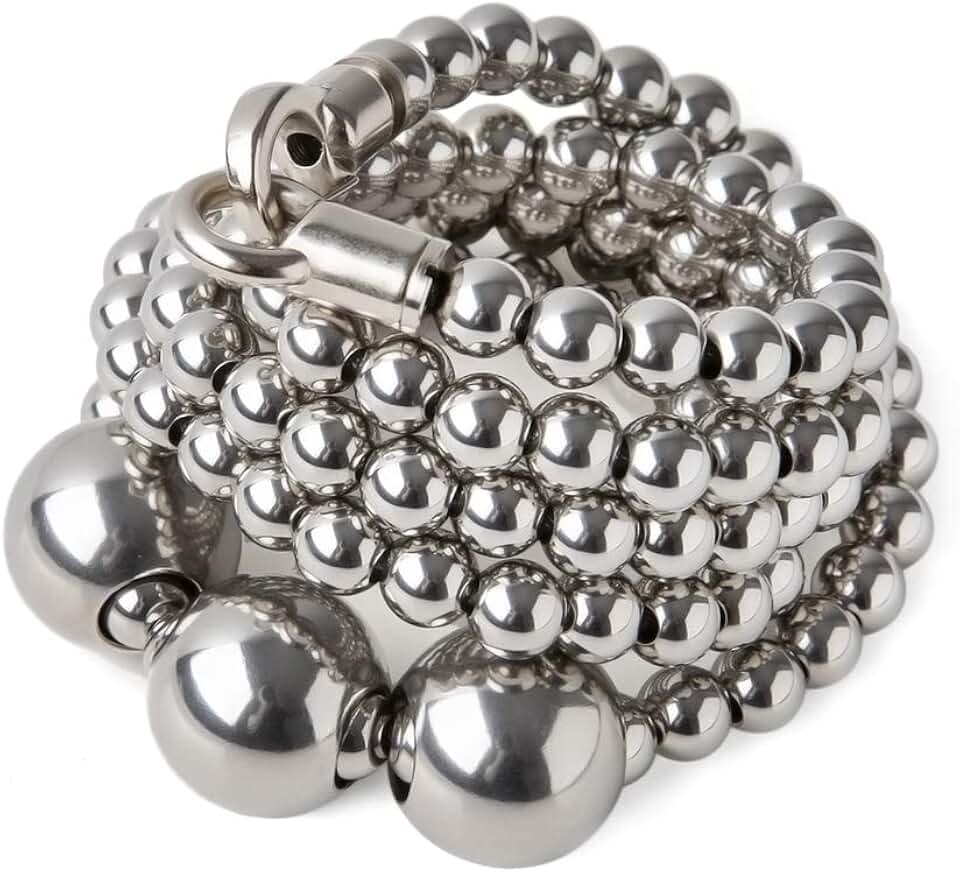 Full Stainless Steel Buddha Bead Bracelet