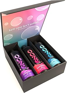 Bubble bath set with lavender, eucalyptus, and passion fruit