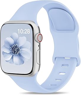 Light Blue Silicone Sport Band for Smartwatch