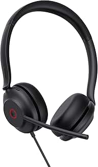 Professional USB Headset with Noise Cancelling Microphone