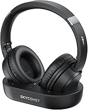 Wireless TV Headphones with Charging Base for Seniors