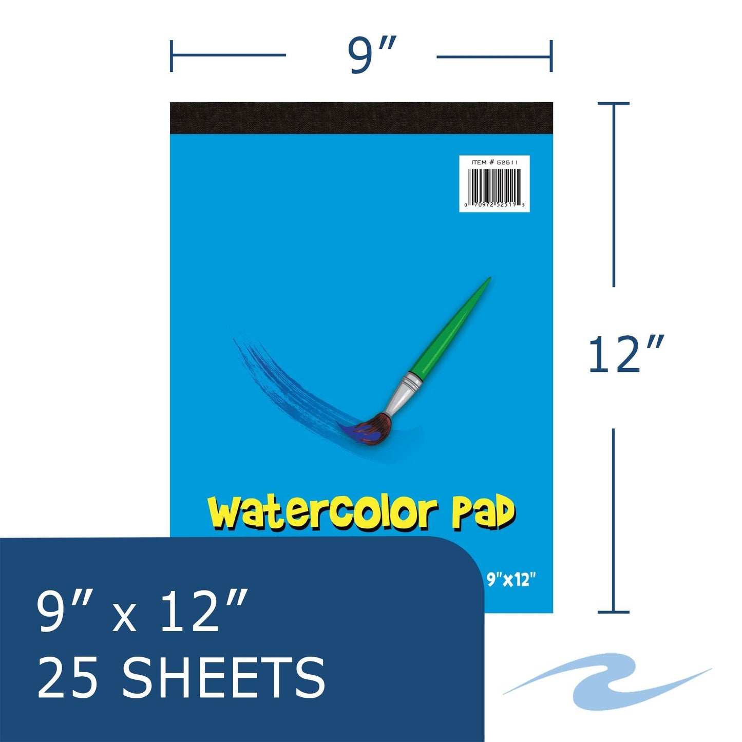 Kid's Art Variety Pack with Watercolor, Sketch, Doodle, Drawing Pads