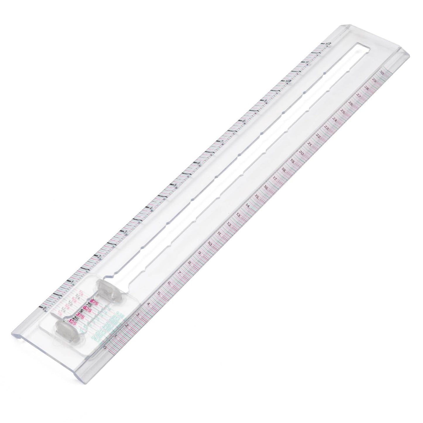 Colorful 12x12 Inch Straight Edge Ruler Set