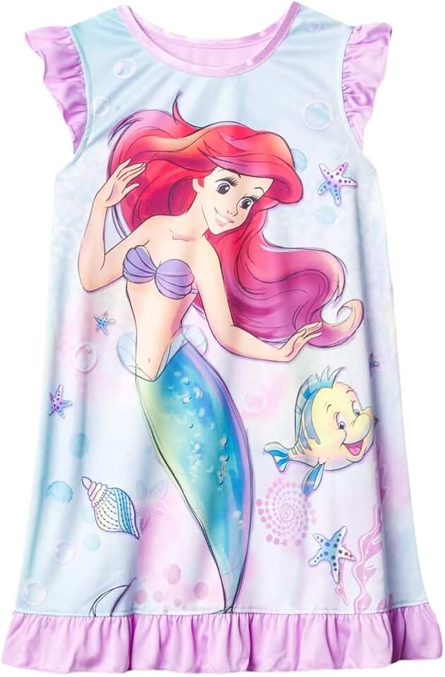 Soft and cute girls' nightgown for kids