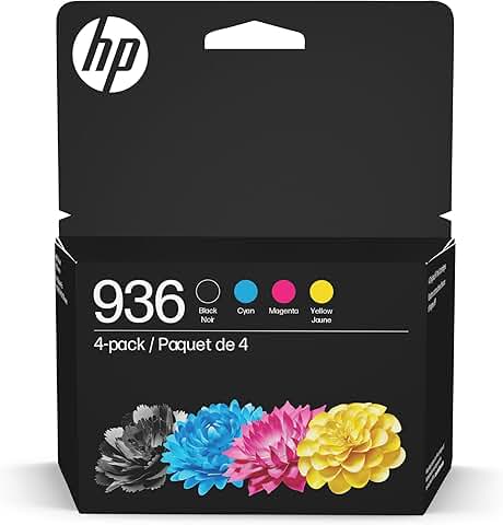 Black, Cyan, Magenta, Yellow Ink Cartridges 4-Pack