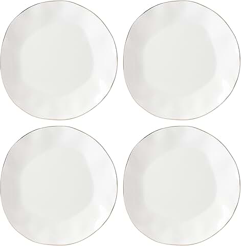 Blue Bay 4-Piece Dinner Plate Set