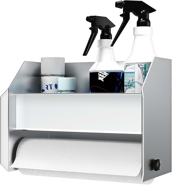 Aluminum Hand Cleaning Station Organizer Bracket