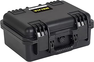 Waterproof Hard Camera Case with Custom Foam, Black