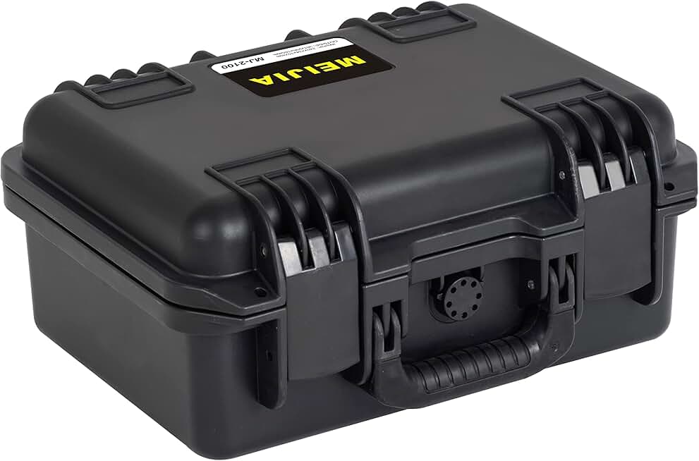Waterproof Hard Camera Case with Custom Foam, Black