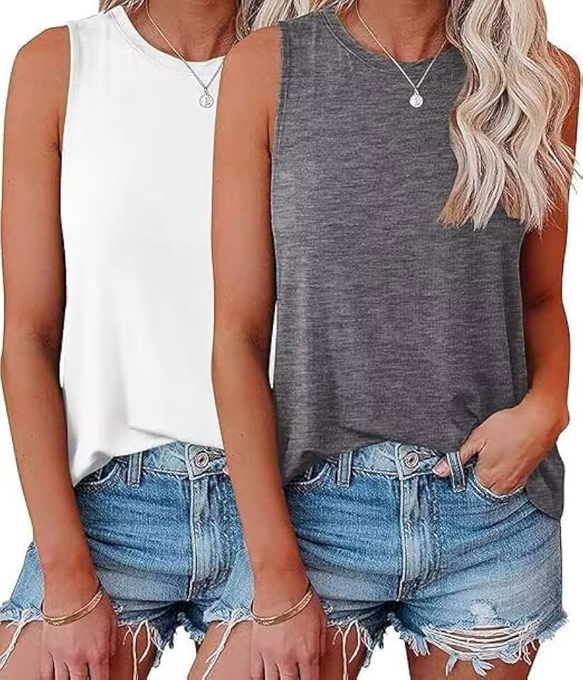 Women's Casual Sleeveless Tank Tops Pack
