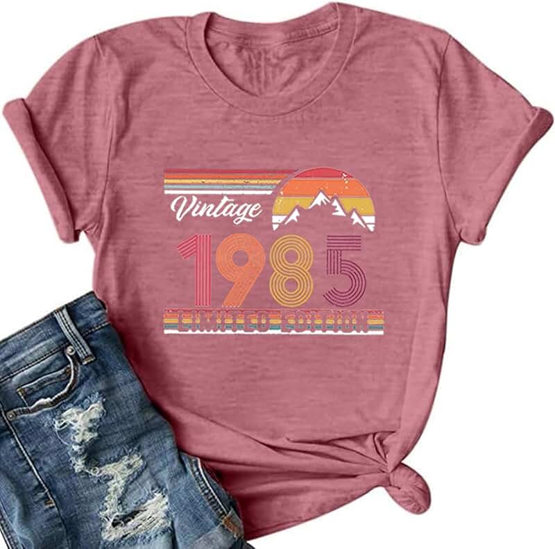Vintage 40th Birthday Shirt for Women