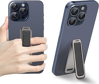 Black Phone Grip Strap Holder for Hand and Finger
