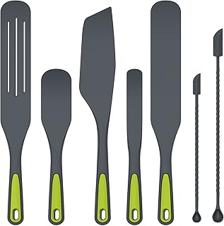 Silicone Spurtle Cooking Utensil Set for Stir Fry and Spreading