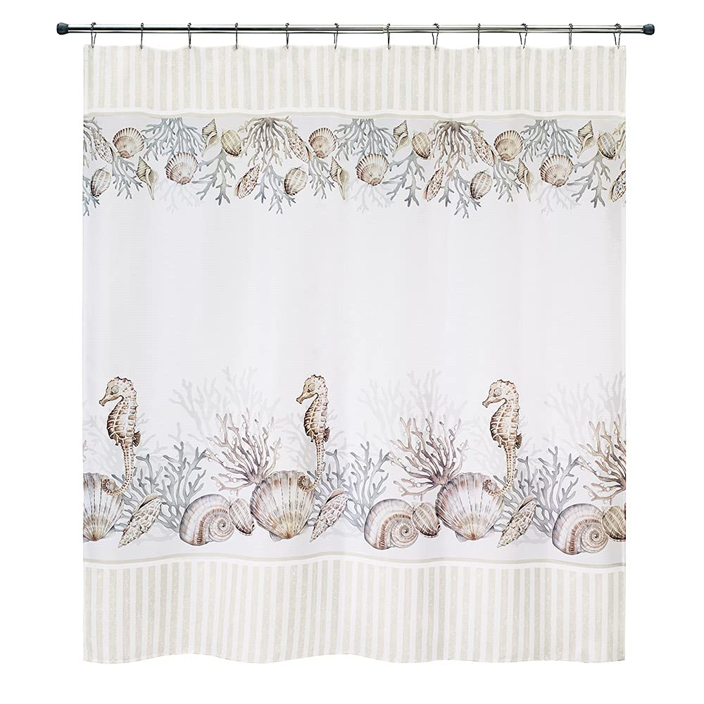 Destin  Shower Curtain, White