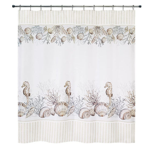 Destin  Shower Curtain, White