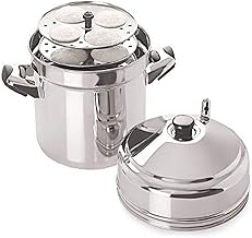 Large Stainless Steel Idli Cooker with 6 Racks