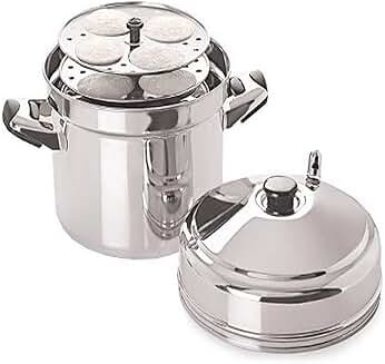 Large Stainless Steel Idli Cooker with 6 Racks