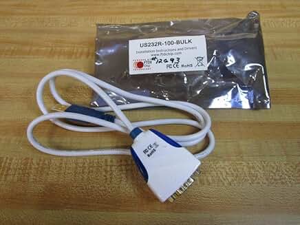 USB to RS232 cable, 1 meter, with LEDs