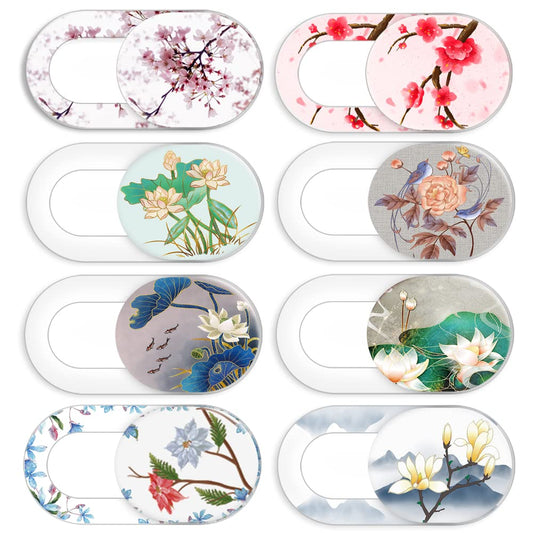 Cute Flower Laptop and Phone Camera Cover Pack