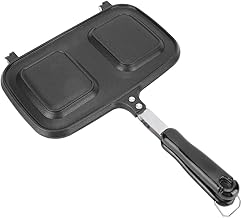 Double-sided cast aluminium sandwich and frying pan
