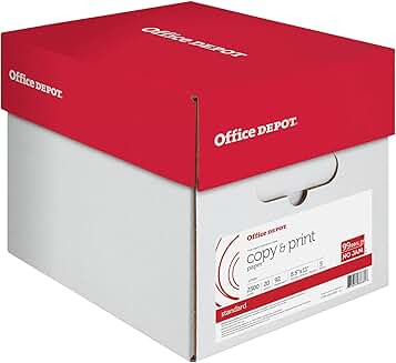 Copy and Print Paper, 8.5 x 11 inches, 20 lb, 500 sheets