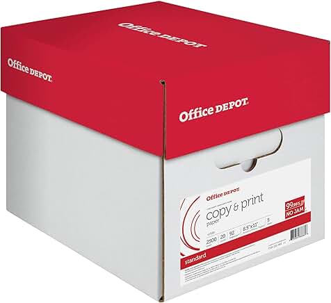 Copy and Print Paper, 8.5 x 11 inches, 20 lb, 500 sheets