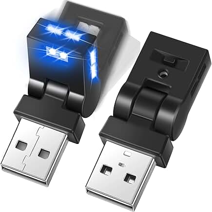 Mini USB RGB LED Interior Light for Cars and Laptops