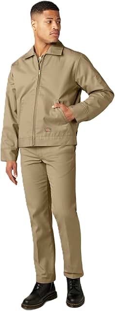 Unlined Khaki Eisenhower Jacket, Large