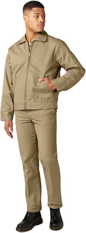 Unlined Khaki Eisenhower Jacket, Large