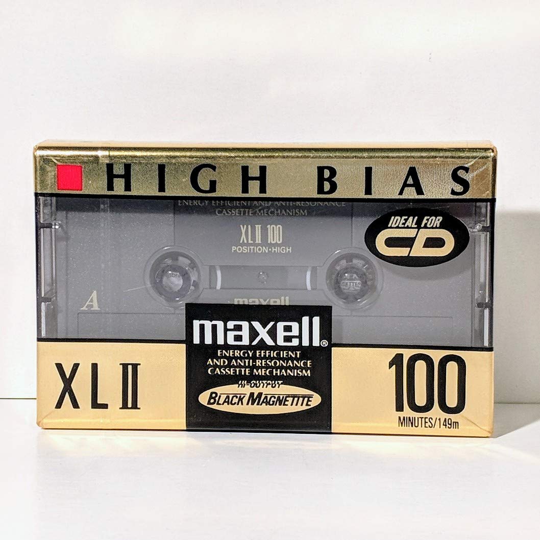 High Bias XLII 100 Minutes Blank Audio Cassette Tape (100 Minutes)