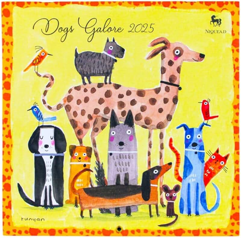 Dogs Galore 2025 Wall Calendar