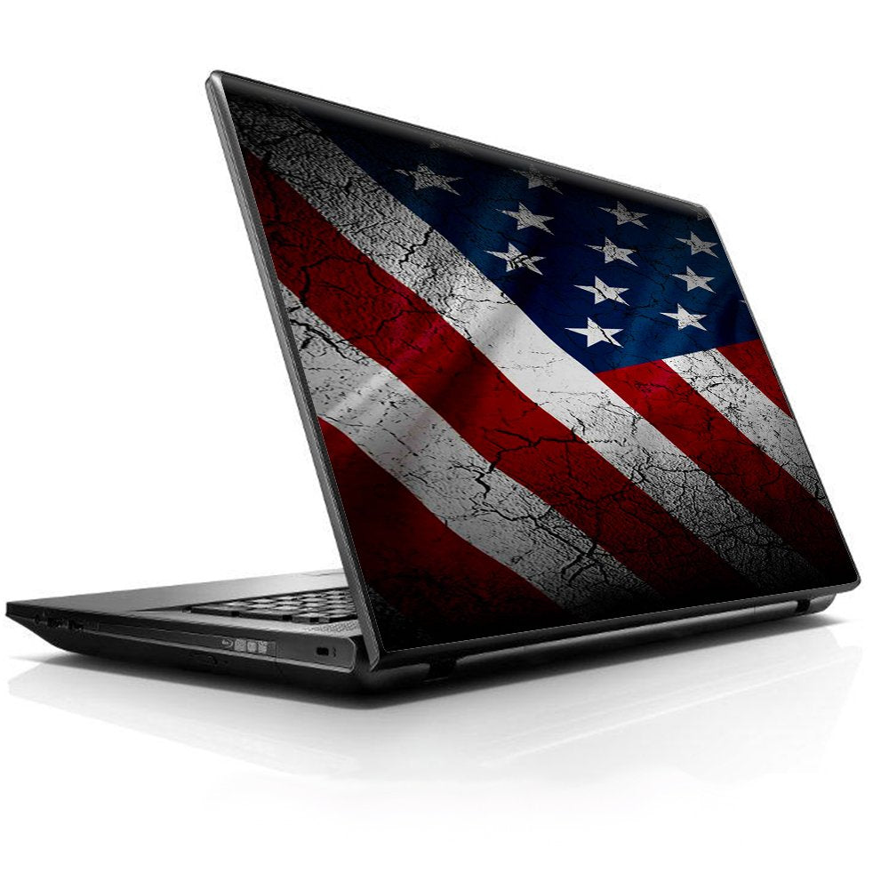 15.6 Inch Laptop Vinyl Sticker Cover with American Flag Design