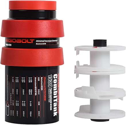 Professional 120/135 Developing Tank with 3 Reels