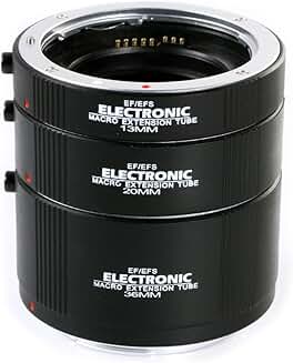 Macro Extension Tube Set for DSLR Cameras