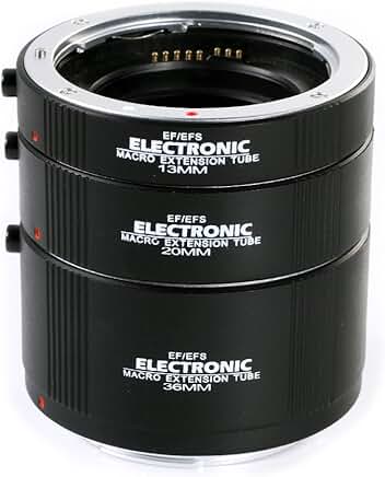 Macro Extension Tube Set for DSLR Cameras