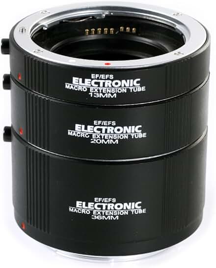 Macro Extension Tube Set for DSLR Cameras