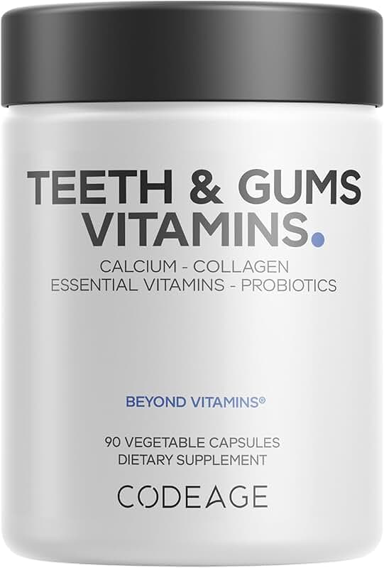 Teeth & Gums Vitamins with Oral Probiotics, 90 Capsules