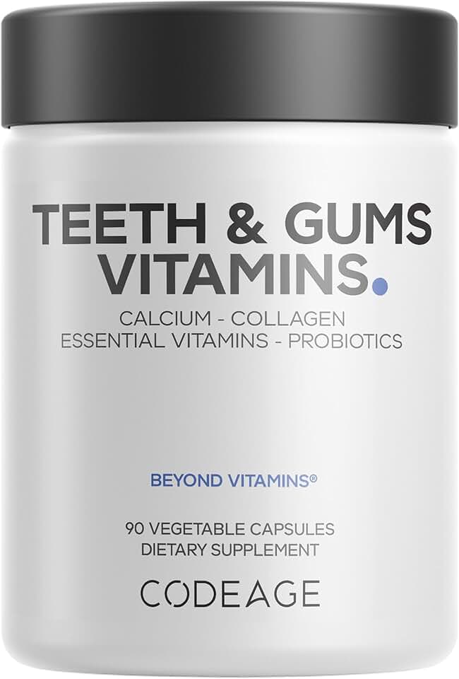 Teeth & Gums Vitamins with Oral Probiotics, 90 Capsules