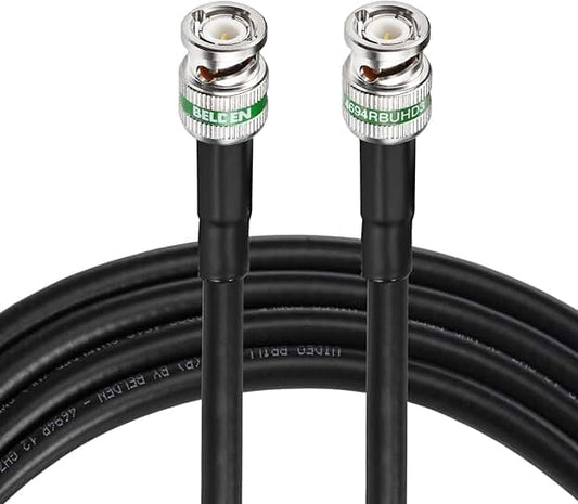 12ft 12G SDI Video Cable for 4K/8K Broadcast