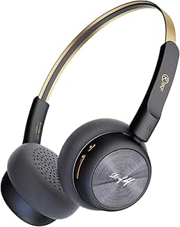 Retro Bluetooth Headphones with Custom EQ and 60H Playtime