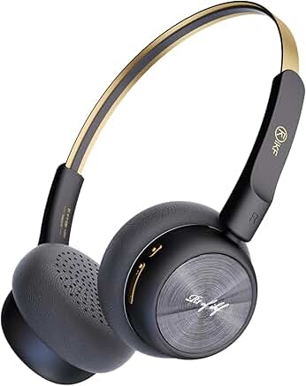 Retro Bluetooth Headphones with Custom EQ and 60H Playtime
