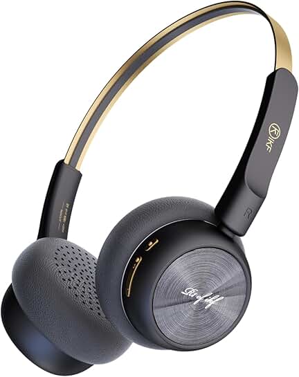 Retro Bluetooth Headphones with Custom EQ and 60H Playtime