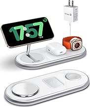 Upgraded 3-in-1 Wireless Charging Station for Apple Devices