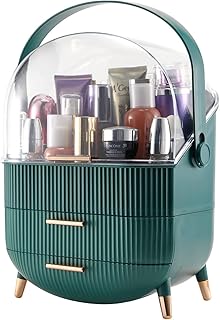 Green 2-Layer Makeup and Skincare Organizer