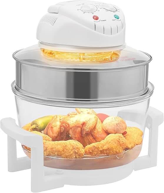 17L Glass Turbo Air Fryer for Home and Restaurant